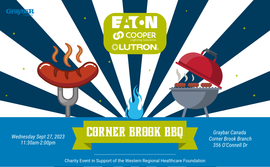 Corner Brook Branch BBQ Featuring Eaton, Cooper and Lutron